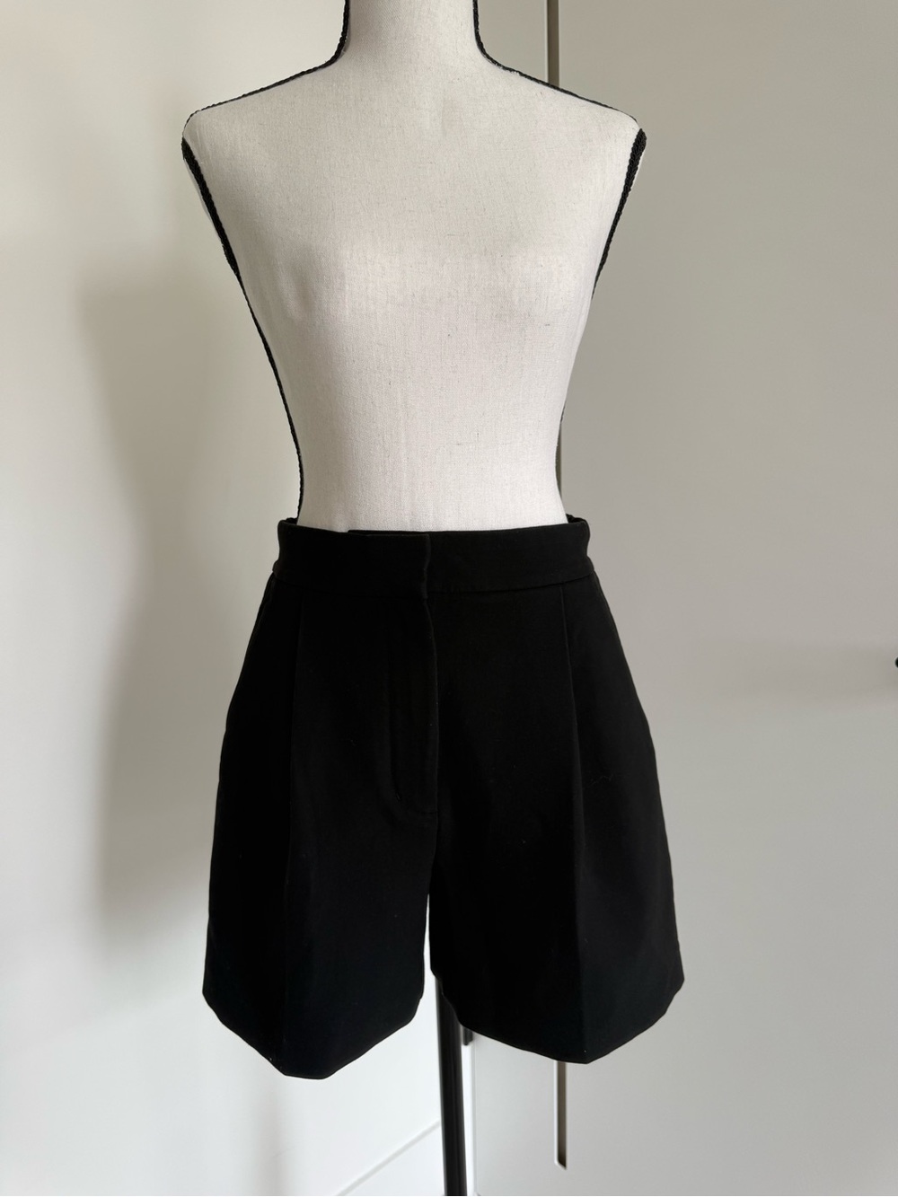 Wilfred Black Tailored Bermuda Shorts